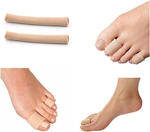 أنابيب مفتوحة من الأمام، واقيات أكمام مبطنة بالجل للذرة، والبثور، والمطرقة، 5 قطع لكل عبوة in Kuwait