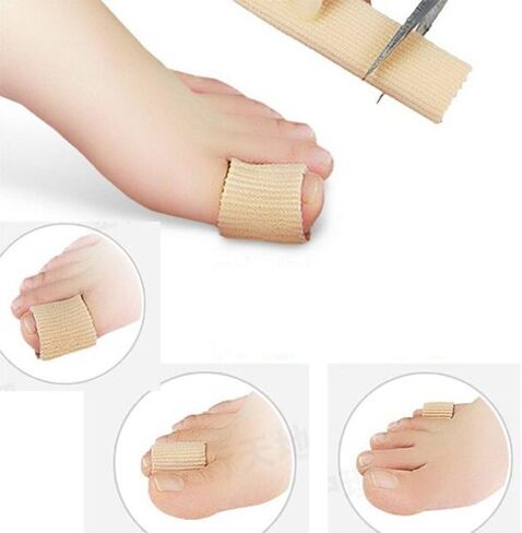 أنابيب مفتوحة من الأمام، واقيات أكمام مبطنة بالجل للذرة، والبثور، والمطرقة، 5 قطع لكل عبوة in Kuwait