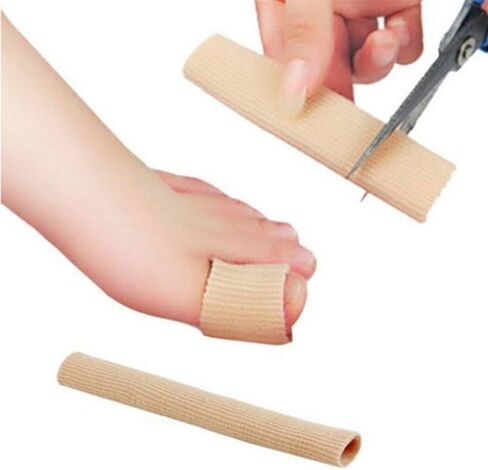 أنابيب مفتوحة من الأمام، واقيات أكمام مبطنة بالجل للذرة، والبثور، والمطرقة، 5 قطع لكل عبوة in Kuwait