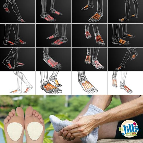 Dr. Jill's Foot Pads, Latex Free, YJ10-2048, Metatarsal Pad 1/8" Felt (12 Pack) Ball of Foot Pad in Saudi Arabia
