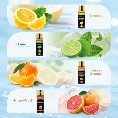 Summer Essential Oils Set - Fragrance Oil for Diffuser, Humidifier, Aromatherapy, Candle Making - in Saudi Arabia