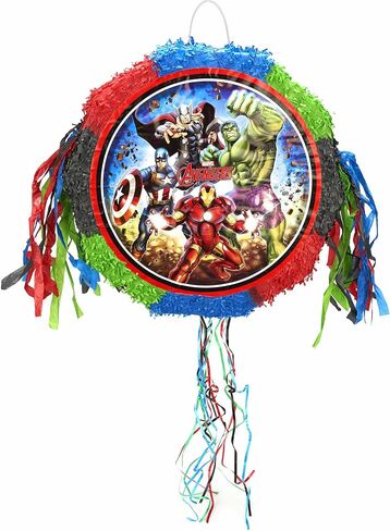 Unique Avengers Pull String Pinata - 18" x 18", 1 Pc in Saudi Arabia
