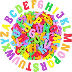 Letter Stickers, 1376 PCS Foam Letter Stickers, 3D Self-Adhesive Alphabet Stickers for DIY Crafts,1 Inch Cute Foam Letters for Scrapbooking School Projects Classroom Supplies Party Decoration,8 Colors in Saudi Arabia