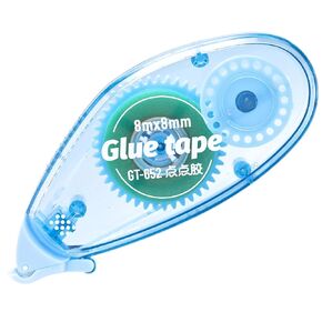 Glue Tape, Photo-Safe Acid-Free Double Sided Tape for Crafts, 26.25 ft x 0.31 in Scrapbook Tape, Scrapbook Junk Journal Supplies (Blue) in Saudi Arabia