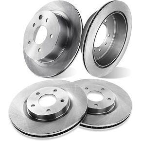 Front 11.65 inch (295.8mm) and Rear 11.5 inch (292mm) for 2008-2017 Nissan Rogue Brake Rotors, for 2014-2015 Nissan Rogue Select Disc Brakes Replacement 31512 31349 in Saudi Arabia