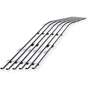 APS Premium 304 Stainless Steel Chrome Horizontal Billet Grille Grill Insert Compatible with Chevy Corvette 2006 2007 2008 2009 2010 C6 Z06 Lower Bumper RE-N19-S86756C in Saudi Arabia