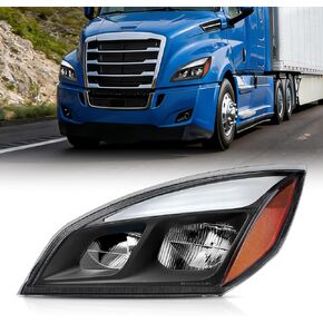 Led Headlights Compatible with 2018-2023 Cascadia Black Housing, Tailored for Elite Models (Driver Side (Left)) in Kuwait