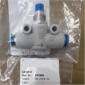 1PCS one-Way Throttle valves GR-QS/M5/3/8/1/8/1/2-8/4/B151215 193967(GR-M5-B 151213) in Saudi Arabia