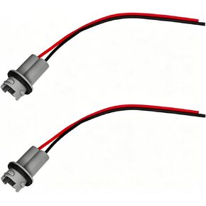 2 PCS Car Turn Signal Lights Harness Pigtail Socket, T10 T13 T15 194 Bulb Plug and Play Connector for Tail Brake Reverse Lights, Universal Light Bulb Retrofit Socket Assembly in Saudi Arabia