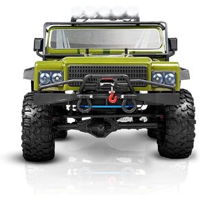 1:8 RC Cars for Adults – 4x4 Remote Control Car, Rugged Brushed Motor Electric Off-Road RC Rock Crawler with 2-Speed Transmission, Army Green All-Terrain RC Trucks, Ready-to-Run RTR Set in Saudi Arabia