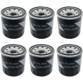 6 PCS Oil Filter Compatible with Nissan Altima/Maxima/350Z/Sentra (1994-2015 Models)/ Infiniti Rogue Frontier Pathfinder Quest, Replaces 15208-65F0E 1520865F00 152089F60A 2630003001 A52089F60ARV in Saudi Arabia