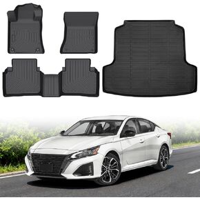 Floor Mats for Nissan Altima 2019-2025 Custom Fit Floor Liners All Weather Protection TPE Anti-Slip Automotive Full Set Custom Car Mats Accessories in Kuwait