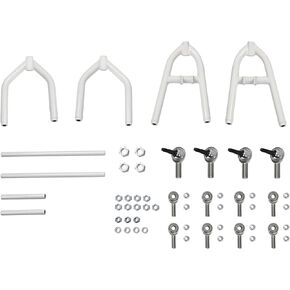 ALMULOO Front Extended A Arms Kit Compatible with 1987-2006 Yamaha Banshee 350 YFZ350 Plus 4 Inch Wider 1 Inch Forwar in Saudi Arabia