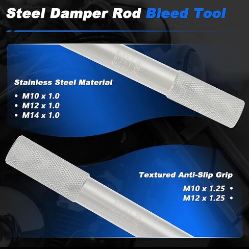Motorcycle Fork Service Tool Kit, Motorcycle Fork Spring Compressor, Fork Oil Level Tool, Damper Rod Bleed- Tool, Motorbike Fork Maintenance Tool Set Motorbike Fork Repair Tools in Kuwait