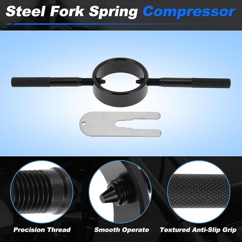 Motorcycle Fork Service Tool Kit, Motorcycle Fork Spring Compressor, Fork Oil Level Tool, Damper Rod Bleed- Tool, Motorbike Fork Maintenance Tool Set Motorbike Fork Repair Tools in Kuwait