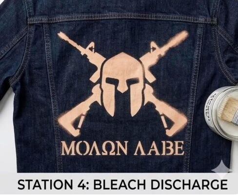 Molon Labe Stencil - Spartan Stencil - رسم ملون قابل لإعادة الاستخدام واستنسل قالب عسكري - خيارات الحجم - قالب تصميم قابل للانحناء مصنوع يدويًا (10x8) in Kuwait