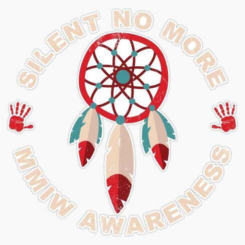 المغناطيس MMIW الملابس المفقودة قتل النساء الأصليين الوعي الصامت لا مزيد من ملصق فينيل المغناطيسي 5" in Kuwait