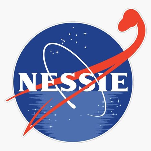 Magnet Nessie Logo Loch Ness Monster Magnetic Bumper Sticker 5" in Saudi Arabia