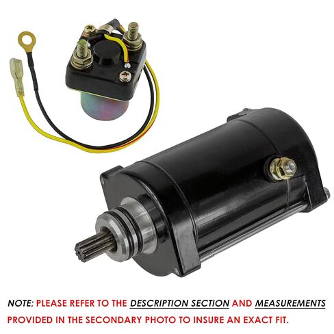 Caltric Starter & Solenoid Relay Compatible with Polaris Sl780 Slt780 780 1996 1997 in Kuwait