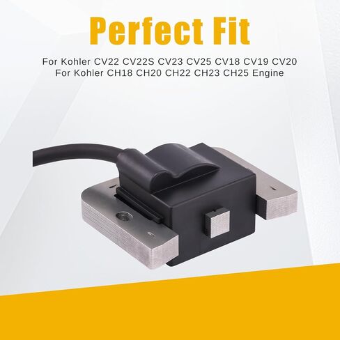 24-584-01-S Ignition Coil Replaces 24 584 45-S & MIA11292 Compatible with Kohler CV20 CV22 CV22S CV23 CV25 CV18 CV19 CH18 CH20 CH22 CH23 CH25 Engine in Saudi Arabia