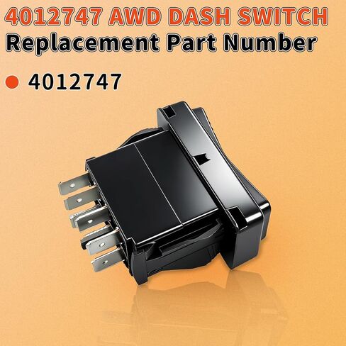 4012747 AWD Dash Switch Compatible with Polaris Ranger 500 570 800 900 1000 XP 570 XP 800 XP 900 XP 1000 Crew & Brutus | 7-Pin 4x4 All Wheel Drive Rocker Switch in Saudi Arabia