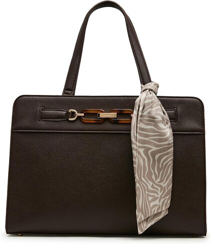 Anne Klein Women's Triple Compartment Tote with Scarf in Saudi Arabia