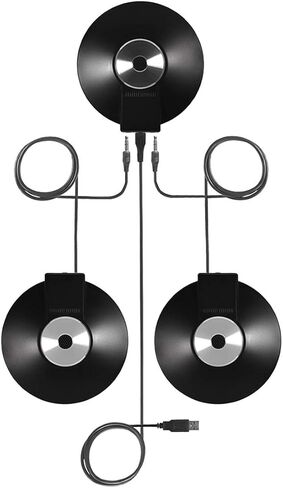 (1) WordForum USB with (2) WordForum 3.5 mm Stereo Conference Microphones Daisy Chained with 360° Omni-Directional Digital Recording for Meetings or Teleconferencing with SKYPE or Other VoIP Calls in Saudi Arabia