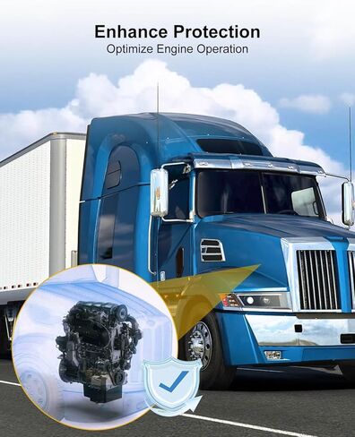 فلتر زيت التشحيم مناسب لشاحنات وحافلات الشحن 114SD 122SD Cascadia L6 Western Star 4700SB 4900FA محرك الديزل ديترويت 2007-2020 استبدال P7505 P551005 57909 LF17511 LF17474 A4721800509 E510H04D129 in Kuwait
