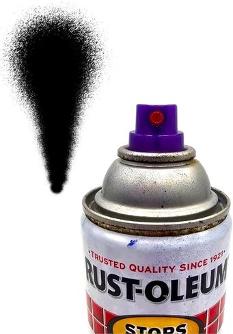 قبعات طلاء رذاذ الدهون المتوافقة مع Rust-Oleum؛ يوقف الصدأ ولمسة الرسامين والمينا واللهجات الأمريكية والكريلون فيوجن حزمة من 10 (10) in Kuwait