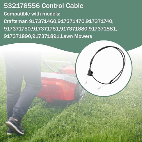 532176556 176556 Engine Zone Control Cable for Craftsman 532162778 162778 Husqvarna Poulan Weed Eater 180817 Walk Behind Lawn Mowers in Saudi Arabia