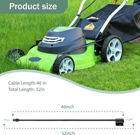 532176556 176556 Engine Zone Control Cable for Craftsman 532162778 162778 Husqvarna Poulan Weed Eater 180817 Walk Behind Lawn Mowers in Saudi Arabia