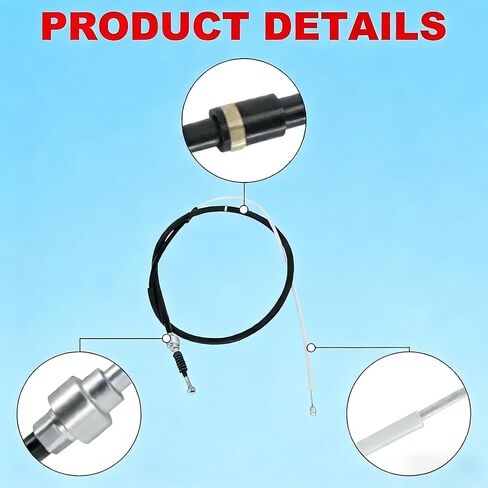 Emergency Parking Brake Cable Fits for Volkswagen Beetle Golf part number 1J0609721AC in Saudi Arabia