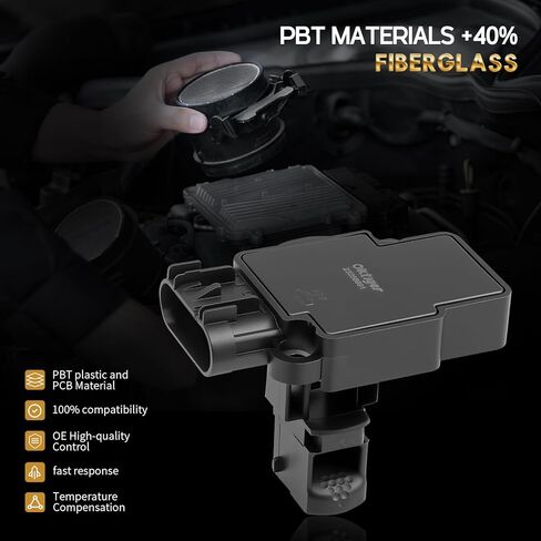 Oktiger Mass Air Flow Sensor(MAF Meter) Fit for Cadillac CTS 2011 3.0L, 2009-2014 6.2L; Chevrolet Silverado 1500 2009-2013 4.3L, Avalanche 2009-2013 5.3L, 2009 6.0L, 2009-2013 4.8L & More, OE# MAS0262 in Saudi Arabia