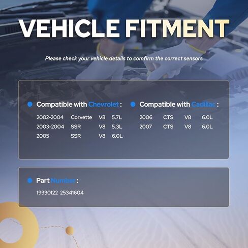 ENA مستشعر تدفق الهواء الشامل MAF متوافق مع تشيفي شيفروليه كورفيت SSR كاديلاك CTS 2002 2003 2004 2005 2006 2007 بديل لـ MAS0277 19330122 25341604 in Kuwait