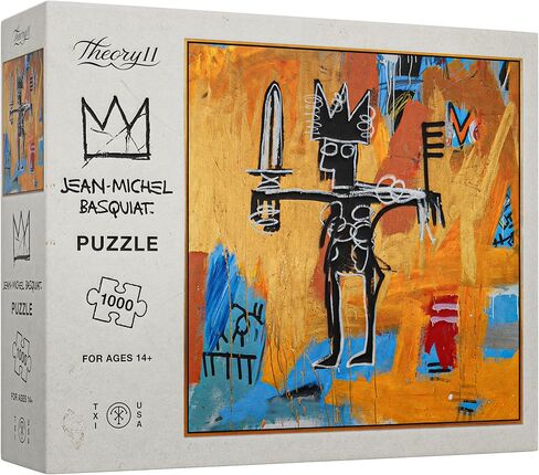 theory11 Basquiat Jigsaw Puzzle, 1000 Piece Jigsaw Puzzle, Officially Licensed Merchandise & Collectibles, Precision Fit and Premium Quality, Intermediate Puzzle in Kuwait