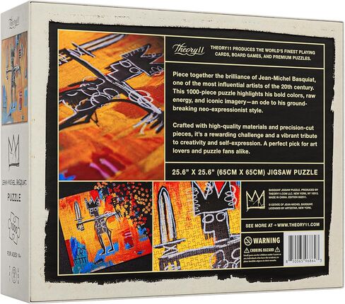 theory11 Basquiat Jigsaw Puzzle, 1000 Piece Jigsaw Puzzle, Officially Licensed Merchandise & Collectibles, Precision Fit and Premium Quality, Intermediate Puzzle in Kuwait