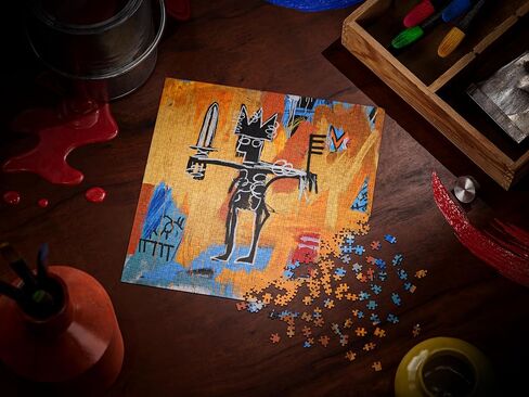 theory11 Basquiat Jigsaw Puzzle, 1000 Piece Jigsaw Puzzle, Officially Licensed Merchandise & Collectibles, Precision Fit and Premium Quality, Intermediate Puzzle in Kuwait