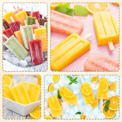 1500 Pcs 4.5 Inch Natural Wood Craft Sticks, Food Grade Popsicle Sticks with Smooth Rounded Edges, Ice Cream Sticks, DIY Crafts, Hair Removal and Waxing Supplies in Saudi Arabia