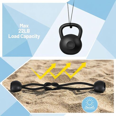 100 Pcs 4 Inch Ball Bungee Cords Tarp Tie Downs Heavy Duty Outdoor Bungee Balls with Hooks for Camping Canopy Shelter Tent Poles UV Resistant Elastic Straps in Kuwait