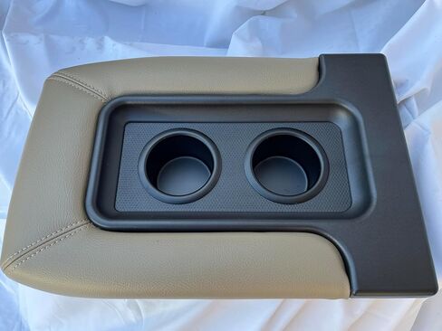 1995-1999 C & K1500 2500 3500 Center Console Middle Top Storage lid with Cup Holders arm Rest Complete Replacement Assembly Tan Beige in Saudi Arabia
