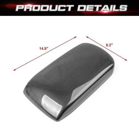 x xotic tech Car Interior Center Armrest Box Cover, Carbon Fiber Pattern Console Storage Box Protect Covers Trim Accessories Compatible with BMW X3 G01 2018-2024, X4 G02 2019-2024 in Kuwait