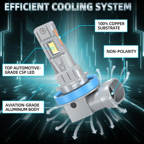 For Scion XB 2008 2009 2010 2011 2012 2013 2014 2015 Lights Bulbs, 20000LM 800% Brightness High Low Beam Light Bulbs, 6000K White Easy to Install, Plug And Play, Pack of 4 in Saudi Arabia