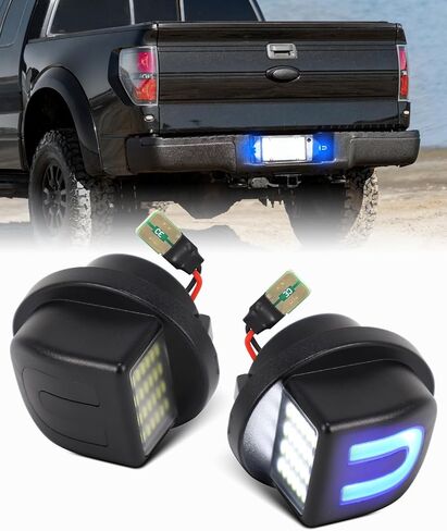أضواء لوحة ترخيص LED لـ F150 F250 F350 Super Duty Explorer Ranger Bronco Excursion Expedition 24 قطعة مصباح LED خلفي أبيض، حزمة من 2 in Kuwait