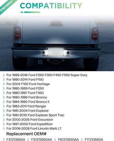 أضواء لوحة ترخيص LED لـ F150 F250 F350 Super Duty Explorer Ranger Bronco Excursion Expedition 24 قطعة مصباح LED خلفي أبيض، حزمة من 2 in Kuwait