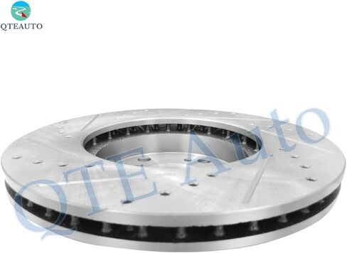 PM Auto Set of 4 282mm Front-Rear Drilled Slotted Brake Disc Rotors Replacement For 2002-2004 Honda CR-V in Kuwait