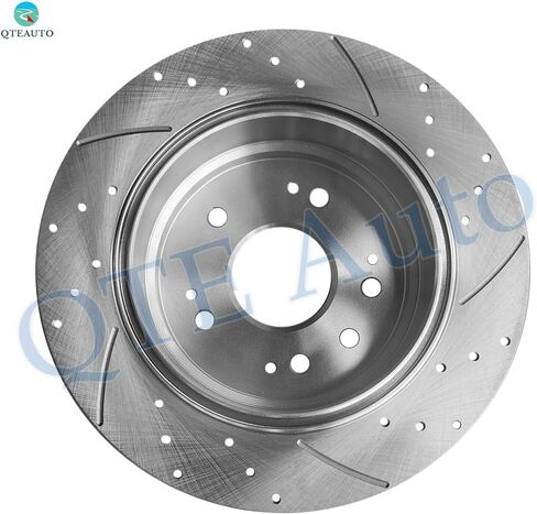 PM Auto Set of 4 282mm Front-Rear Drilled Slotted Brake Disc Rotors Replacement For 2002-2004 Honda CR-V in Kuwait