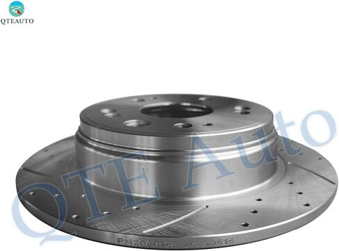 PM Auto Set of 4 282mm Front-Rear Drilled Slotted Brake Disc Rotors Replacement For 2002-2004 Honda CR-V in Kuwait