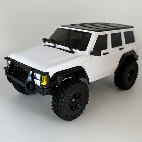 WPLDEWAN RC Rock Crawler RC Truck 4x4 1/18 مقياس التحكم عن بعد Jeep Hobby Grade RTR جميع التضاريس 370 محرك ناعم 2.4 جيجا هرتز متناسب بالكامل 3 نطاقات ترقية نظام إضاءة الهيكل‌ للبالغين in Kuwait