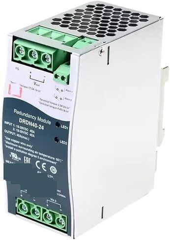 1pcs DRDN40 12V 24V 48V DC 40A DIN Rail Type Power Supply Redundancy Module Power(DRDN40-12 12V) in Saudi Arabia