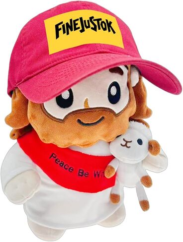 Jesus Holding Lamb Plush Doll – Soft Jesus Plush Doll ，Inspirational Religious Stuffed Toy Shepherd Theme for Kids & Adults，Best Gift for Birthday& Christmas&Easter in Saudi Arabia